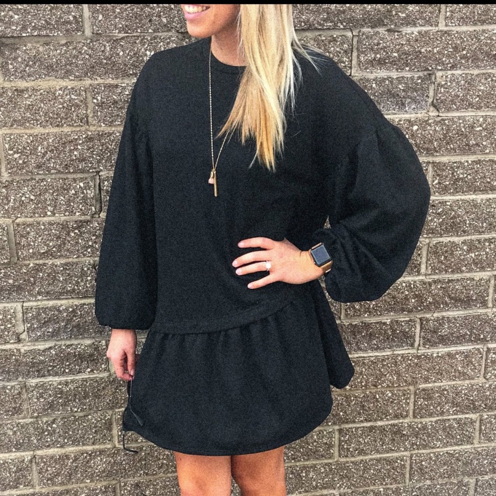 Black T-Shirt Dress